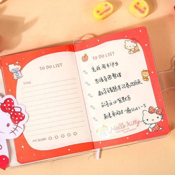 A6 Notebook 96 Sheets Calendar - Hello Kitty Camp