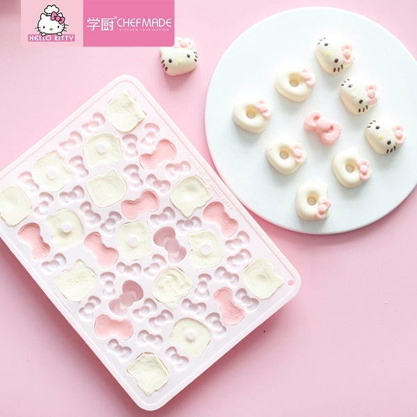 CHEFMADE Hello Kitty Chocolate Ice Jelly Pudding Silicone Mold Baking Tools Kitchen Baking Accessories - Hello Kitty Camp