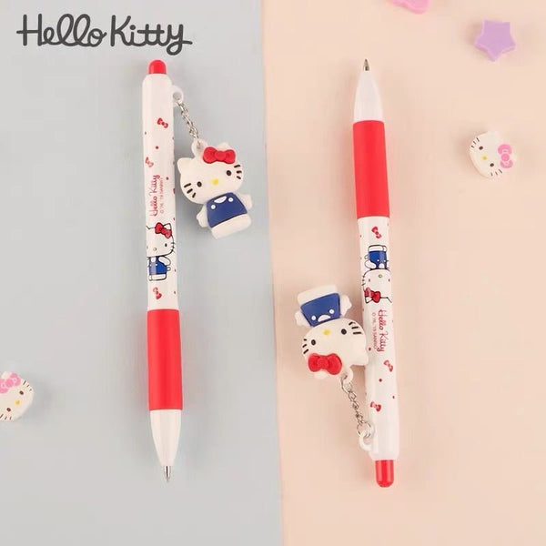 Hello Kitty Cute Black Gel Pen 0.5 mm Office Supplies Stationery - Hello Kitty Camp