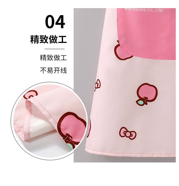 Hello Kitty Waterproof Cooking Apron | Cute Pink Kitchen Wear