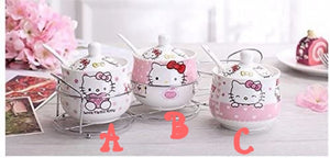 [clearance] 8oz Ceramic Container/Cup - Hello Kitty Camp