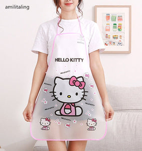 Cute Hello Kitty Waterproof Apron Kitchen Cooking Apron Vest Protector - Hello Kitty Camp