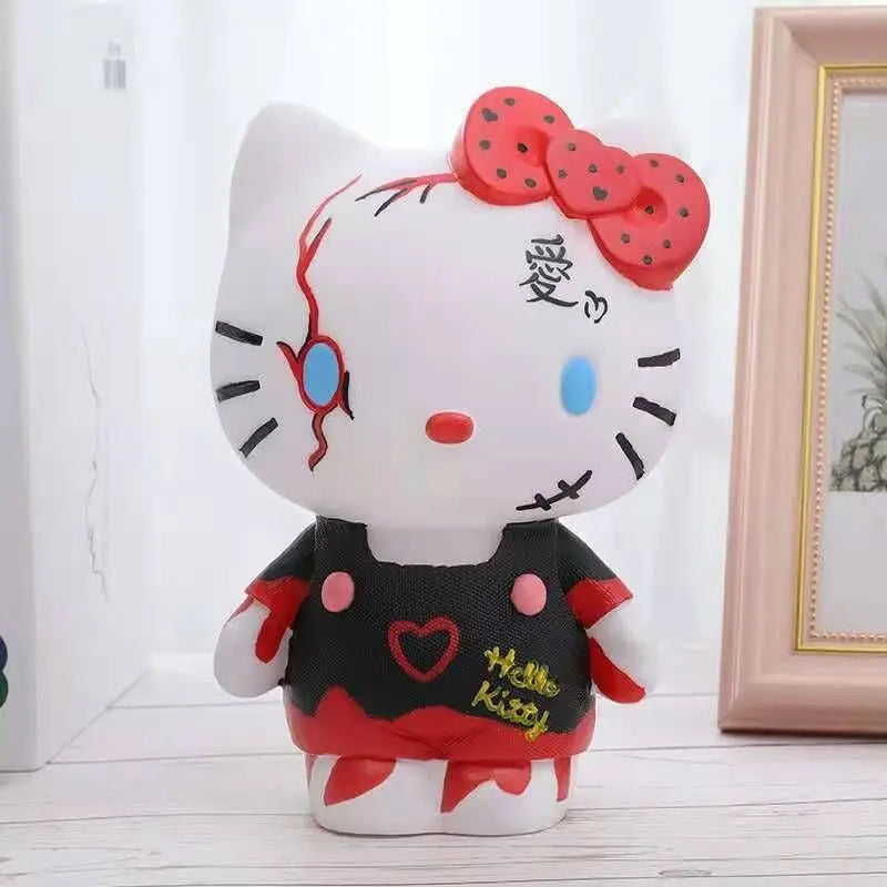 Hello Kitty Self Painting Vinyl Money Bank 8 Inch Tall - Hello Kitty Camp
