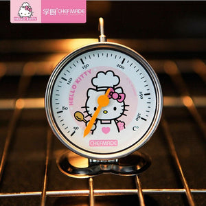 Hello Kitty Stainless Steel Household Hanging Kitchen Oven High Temperature Resistant Thermometer Baking Tools - Hello Kitty Camp