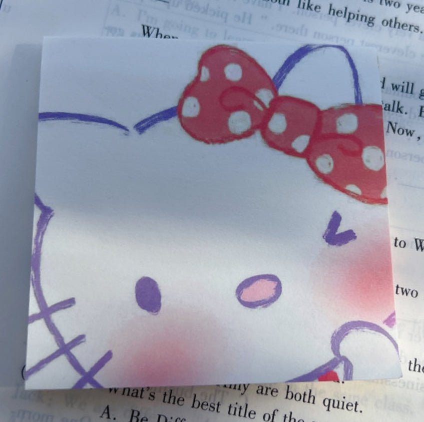 Hello Kitty Wink Post-in Note 50 Pages - Hello Kitty Camp