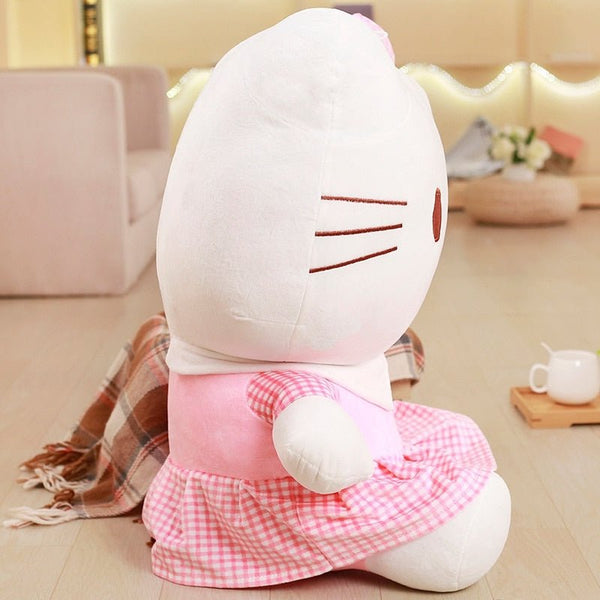 Kawaii Hello Kitty Pink Plush Toy Pillow Soft Cute Gift For Girls Babys - Hello Kitty Camp