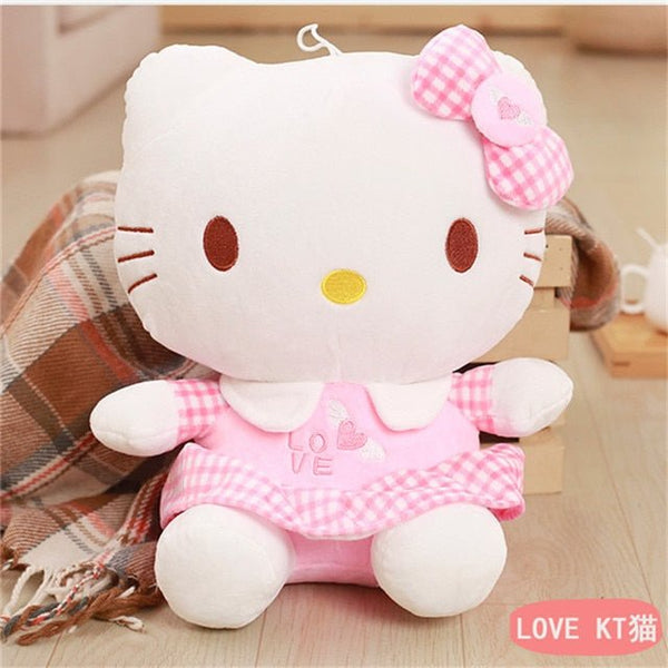 Kawaii Hello Kitty Pink Plush Toy Pillow Soft Cute Gift For Girls Babys - Hello Kitty Camp