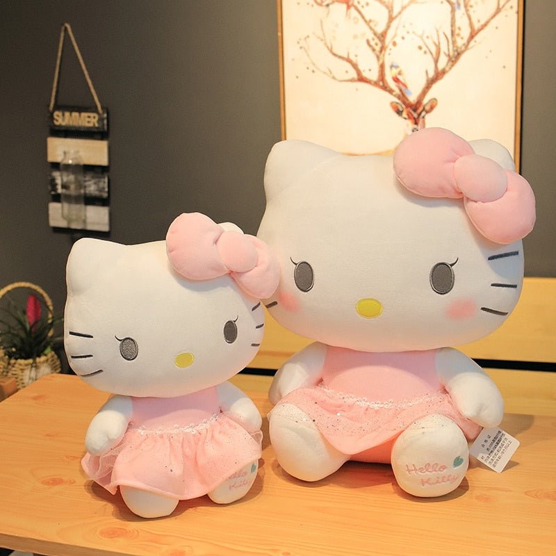 Hello Kitty Plush Toys - Kawaii Cute Cartoon Kitty Soft Stuffed