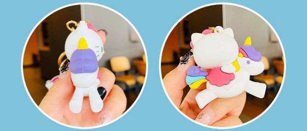 Sanrio Hello Kitty Silicone Keychains - Hello Kitty Camp